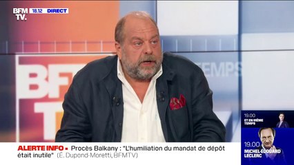 Dupond-Moretti sur la mise en examen de Ferrand: "Moi je pense qu'il doit rester" à l'Assemblée nationale "parce qu'il est présumé innocent"