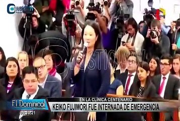 Keiko Fujimori fue internada en clínica Centenario de emergencia