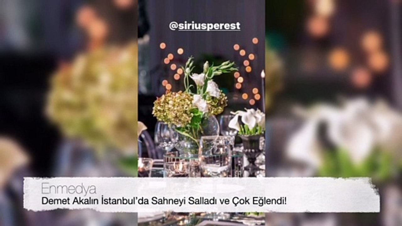 Demet Akalın İstanbul’da Sahneyi Salladı ve Çok Eğlendi! | Demet Akalın'ın İnstagram Hikayesi #Enmedya