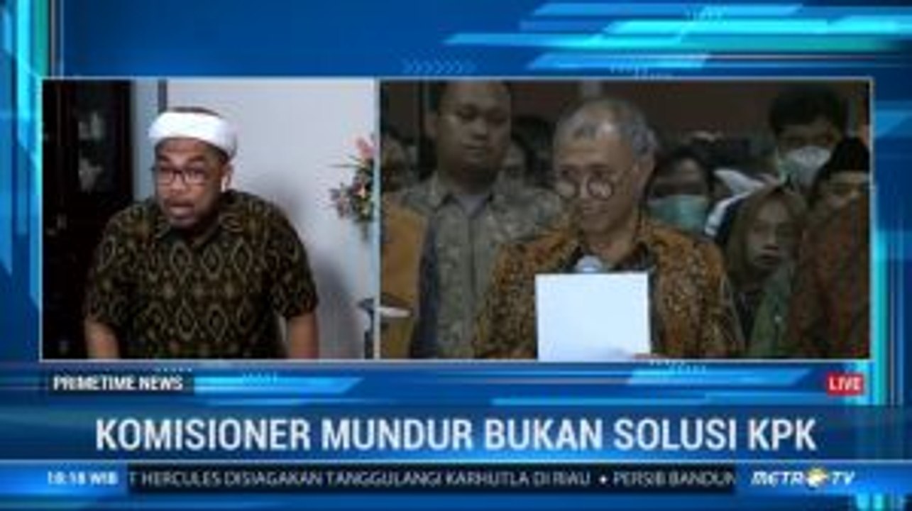 Komisioner Mundur Bukan Solusi KPK