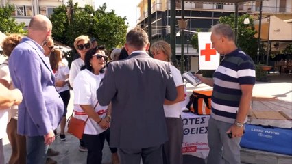 Επίδειξη Πρώτων Βοηθειών από τις νοσηλεύτριες και εκπαιδεύτριες του  Ερυθρού Σταυρού Λαμίας