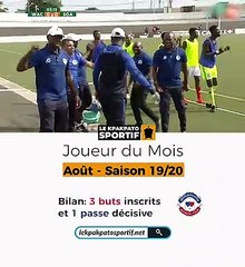Mofossé Karidioula Trésor : joueur du mois d'août 2019-2020