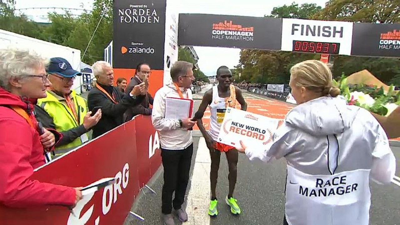 Kenianer Kamworor verbessert Halbmarathon-Weltrekord