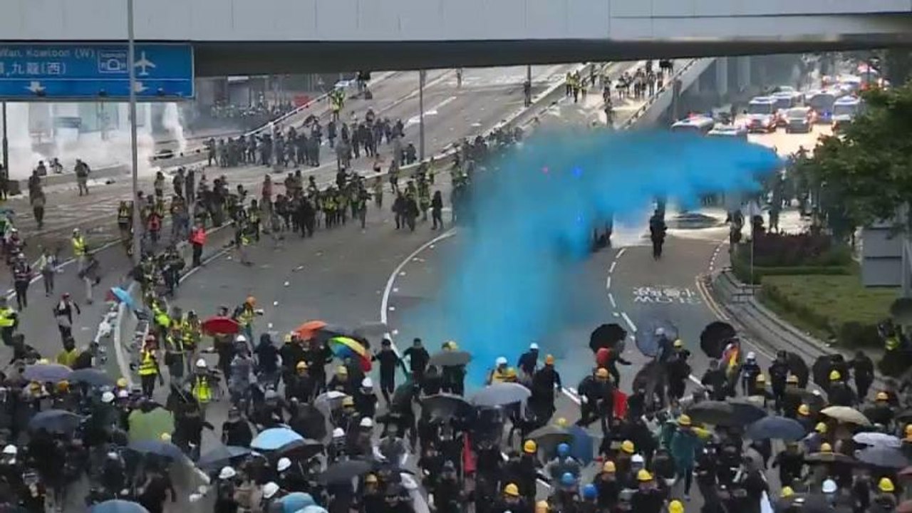 Ausschreitungen in Hongkong