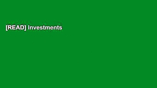 [READ] Investments