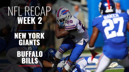 Week 2: Bills defeat Giants to remain undefeated
