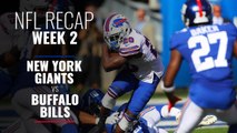 Week 2: Bills defeat Giants to remain undefeated