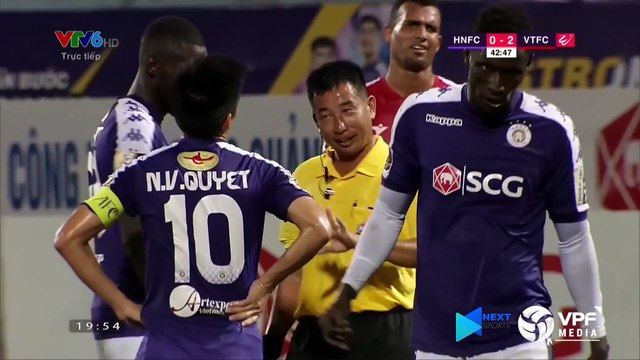 Highlights | Hà Nội FC - Viettel | Trọng Hoàng nhận thẻ đỏ, Quang Hải ghi siêu phẩm | VPF Media