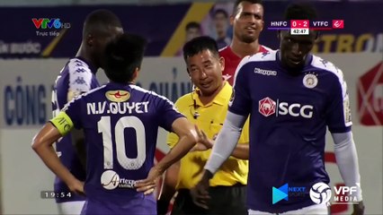 Highlights | Hà Nội FC - Viettel | Trọng Hoàng nhận thẻ đỏ, Quang Hải ghi siêu phẩm | VPF Media