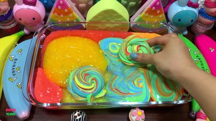 Relaxing with Piping Bags !! Mixing Random Things Into Slime !! Satisfying Slime Smoothie #643