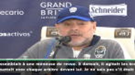 Gimnasia - Maradona : "Chacho, on aurait dit une meneuse de revue"