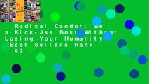 Radical Candor: Be a Kick-Ass Boss Without Losing Your Humanity  Best Sellers Rank : #2