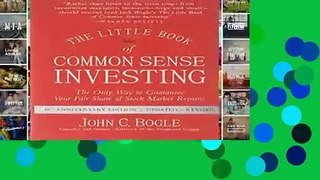 [NEW RELEASES]  The Little Book of Common Sense Investing: The Only Way to Guarantee Your Fair