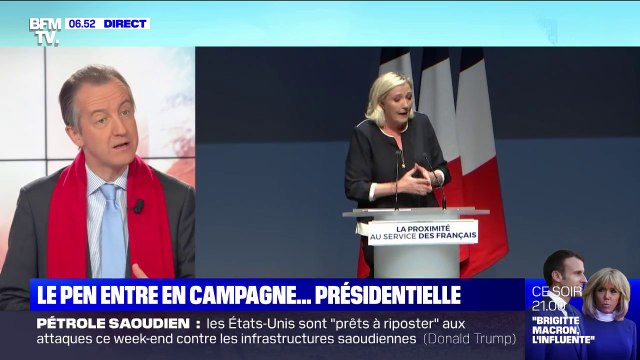 ÉDITO - En campagne pour les municipales, Marine Le Pen s'inscrit aussi dans la perspective de 2022