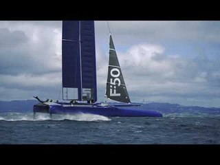 F50 catamaran's first sail - remix