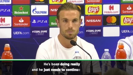 Download Video: Henderson tips Liverpool youngster for success