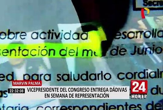 Congresistas opinan sobre dádivas entregadas por Marvin Palma durante semana de representación
