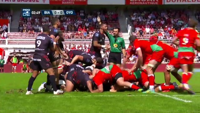 Résumé Biarritz / Oyonnax - 4ème journée ProD2