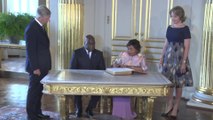 Félix Tshisekedi reçu par le roi Philippe de Belgique
