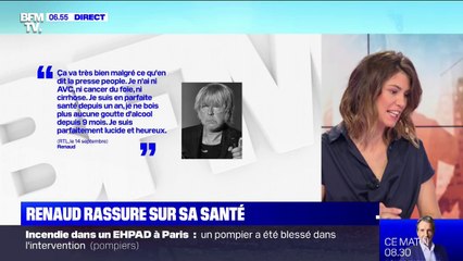 "Je n'ai ni AVC, ni cancer du foie, ni cirrhose." Le chanteur Renaud rassure sur son état de santé