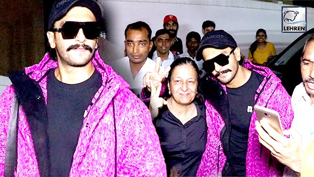 Ranveer Singh MOBBED Outside Dharma Office