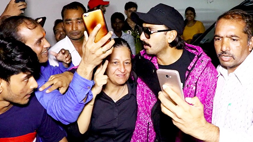 Ranveer Singh MOBBED Outside Dharma Office