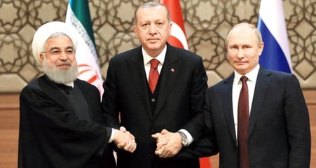 Dünyanın gözü Çankaya Köşkü'ndeki Türkiye-Rusya-İran zirvesine çevrildi