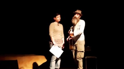 Répétition de Panser ma vie à l'Imaginaire de Douchy les Mines