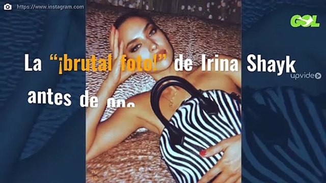 La “¡brutal foto!” de Irina Shayk antes de operarse y ser famosa
