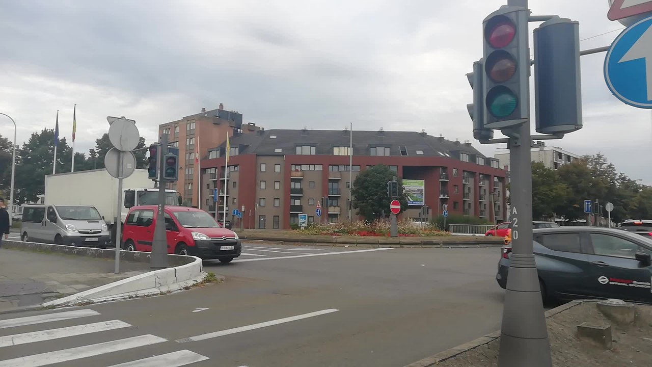 Panne de courant à Mons, les feux en panne