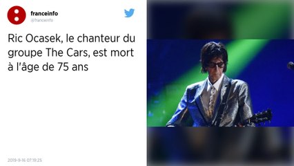 Le chanteur et musicien américain Ric Ocasek du groupe The Cars est décédé