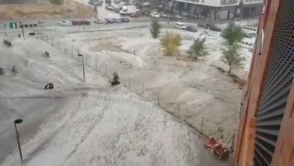 Arganda del Rey amanece inundada