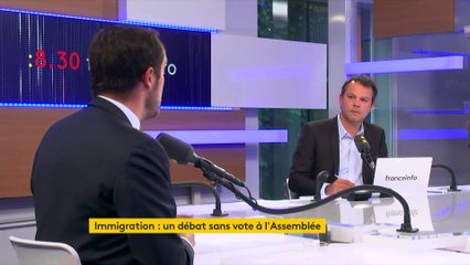 Débat sur l’immigration : "On va assister à des bavardages" entre le MoDem et LREM dit Nicolas Bay