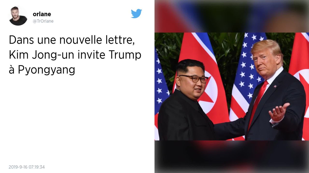 Corée du Nord : Dans une nouvelle lettre, Kim Jong-un invite Trump à Pyongyang
