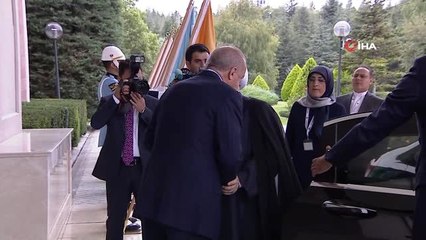 İran Cumhurbaşkanı Ruhani Ruhani Çankaya Köşkü'nde
