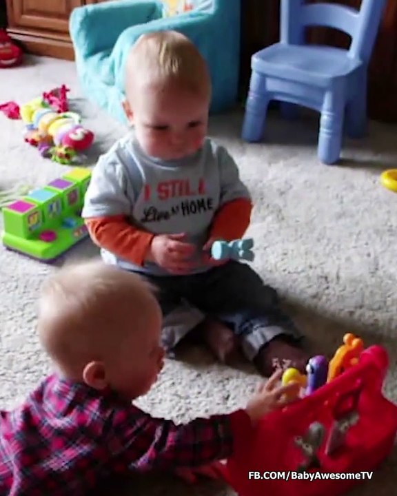 Funniest Baby with Big Family Moments - Baby Family Videos