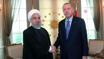İran Cumhurbaşkanı Hasan Ruhani Çankaya Köşkü'nde