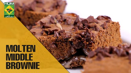Molten Middle Brownies that you will never forget | Dawat | MasalaTV Show | Abida Baloch