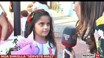 Viti i ri shkollor, Report TV me nxënësit e shkollës Servete Maçi dhe Gjimnazit Qemal Stafa