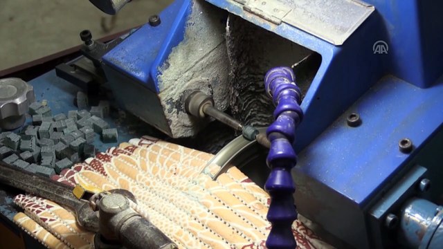 Oniks taşı hükümlülerin elinde süs eşyasına dönüşüyor - KIRŞEHİR