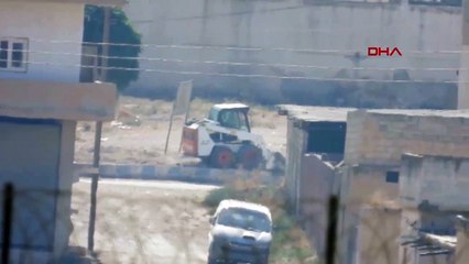Akçakale’de helikopter, Telabyad’da iş makinesi hareketliliği