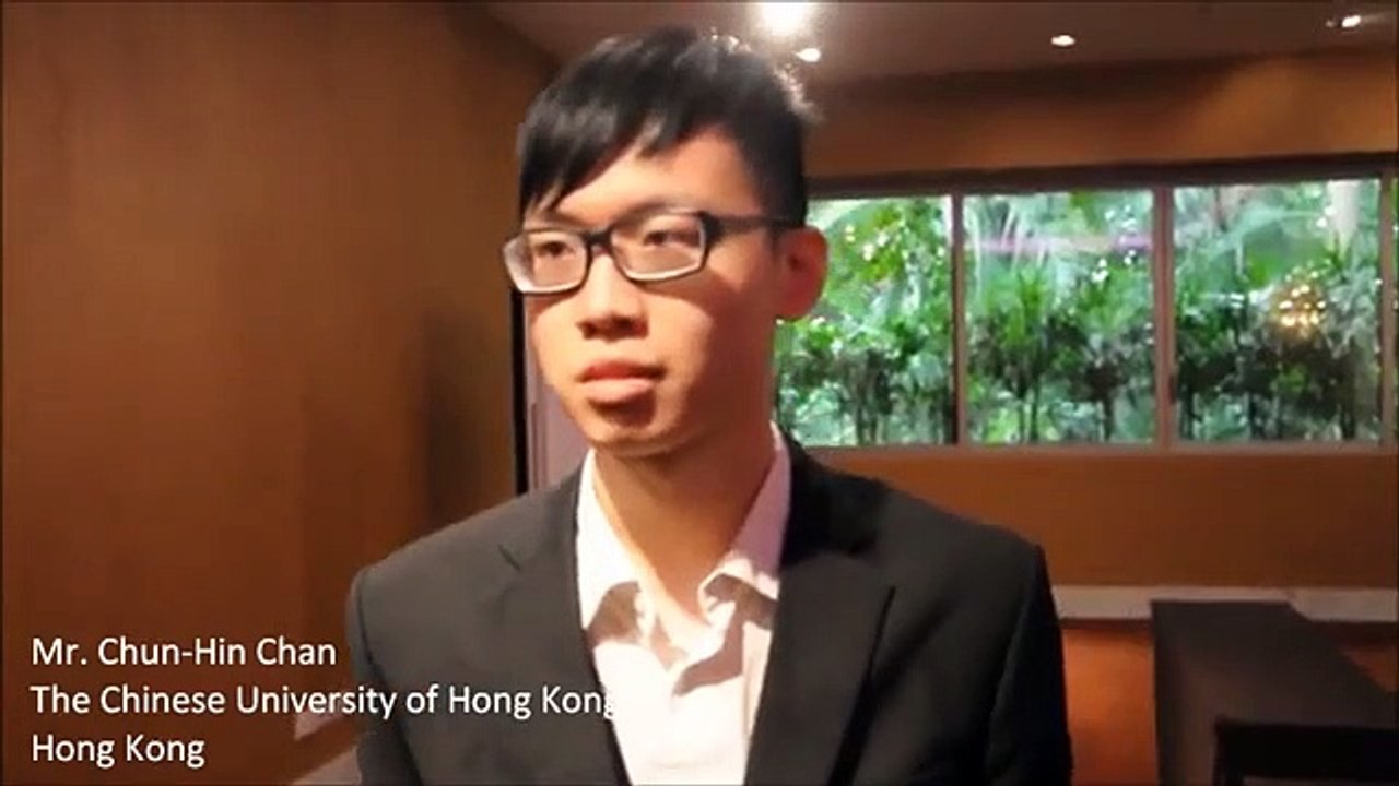Mr. Chun Hin Chan at ORS Conference 2013 by GSTF Singapore