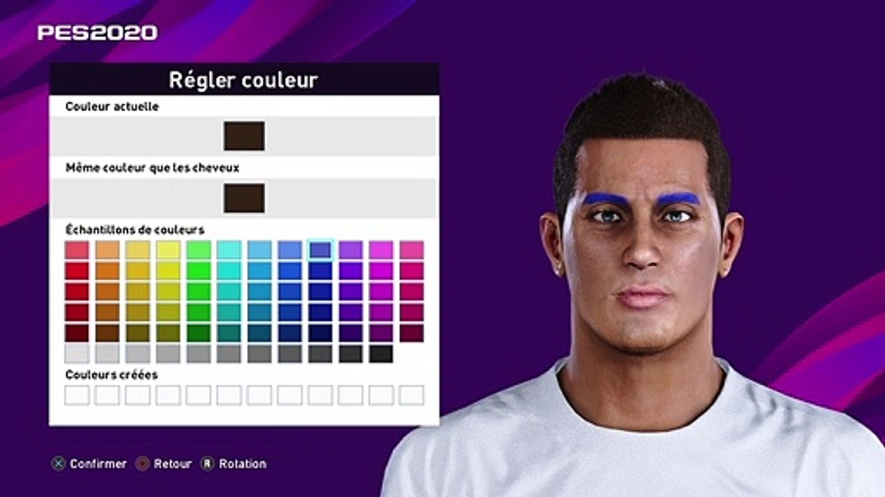 eFootball PES 2020 Vers Une Légende Création de Personne