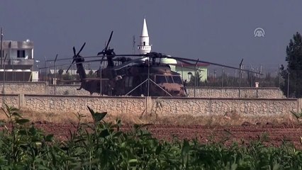 Fırat'ın doğusunda beşinci ortak helikopter uçuşu - ŞANLIURFA
