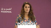 Podemos espera que el Rey haga entender a Sánchez que 