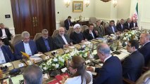 Cumhurbaşkanı Erdoğan ile İran Cumhurbaşkanı Ruhani'nin görüşmesi sona erdi - ANKARA