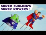 Funny Funlings Superpowers with DC Comics and Marvel Avengers 4 Endgame Superheroes with Lightning McQueen in this Toy Story Full Episode English