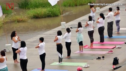 Pose For Peace. Watch as Dozens of Yogis Strike a Pose Along US-Mexico Border