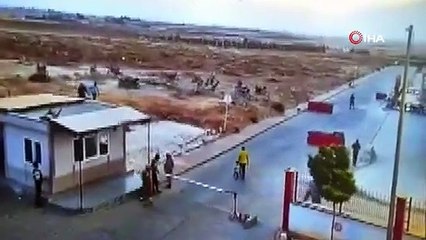 Halep Çobanbey'deki saldırı anı!