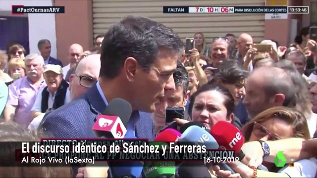 Giro total: Sánchez y Ferreras se dejan querer por la propuesta de Rivera